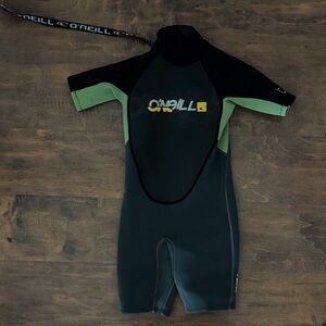 O'Neill Kids wetsuit - Black and Green